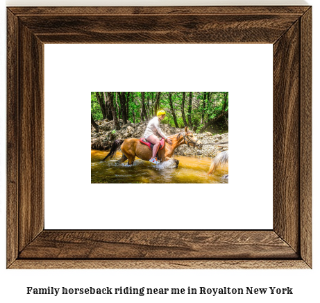 family horseback riding near me in Royalton, New York